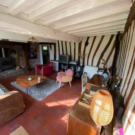 Belle Longère Normande, Cheminée Et Jardin Arboré Сasa de vacaciones