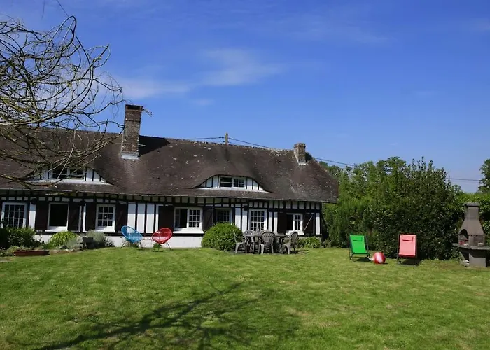 Belle Longere Normande, Cheminee Et Jardin Arbore Σπίτι διακοπών Canville-les-Deux-Églises