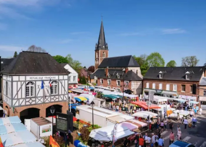 Belle Longere Normande, Cheminee Et Jardin Arbore Σπίτι διακοπών