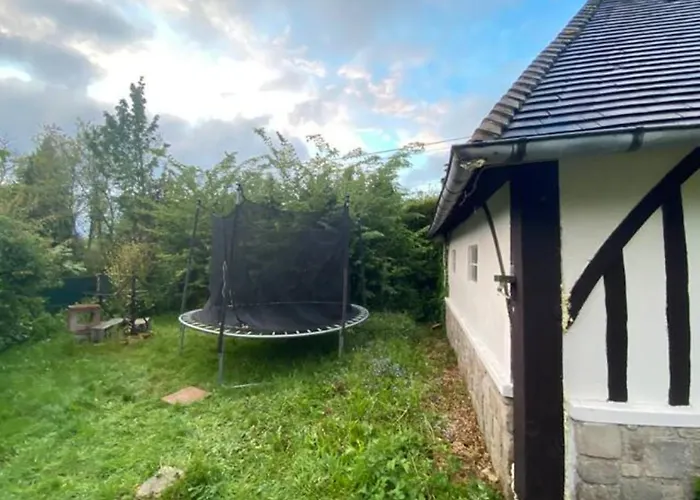 Belle Longere Normande, Cheminee Et Jardin Arbore Σπίτι διακοπών Canville-les-Deux-Églises